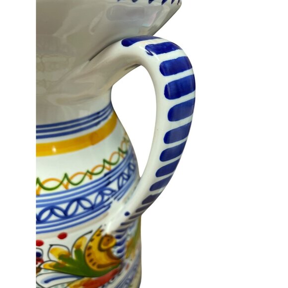 VTG Spanish Handmade Puente Del Arzobispo Sangria Pitcher SKU 9407 - Picture 5 of 13